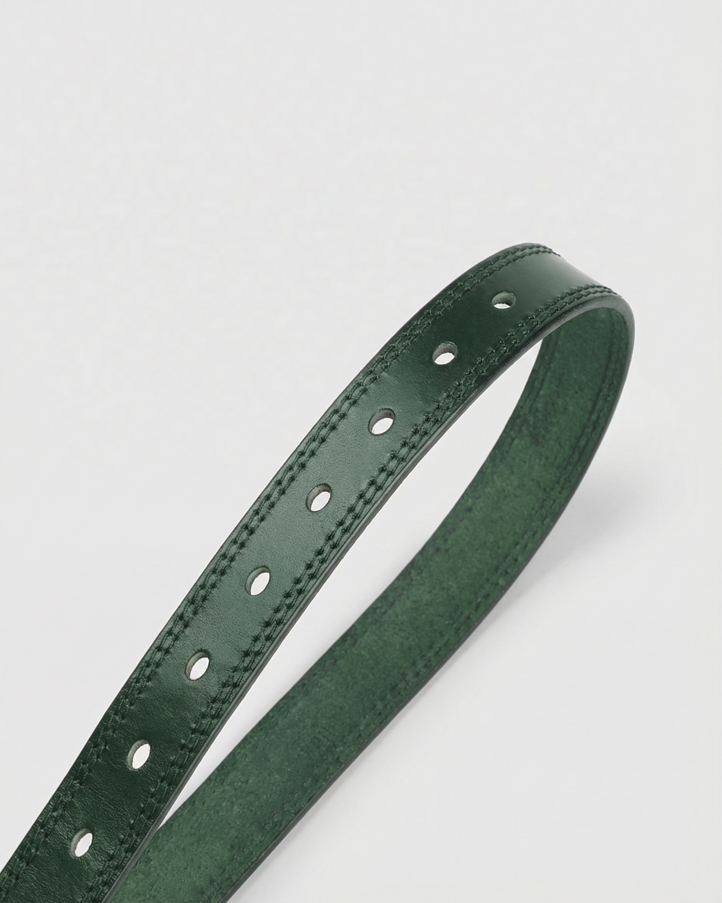 Deep Moss Leather Belt - BE011