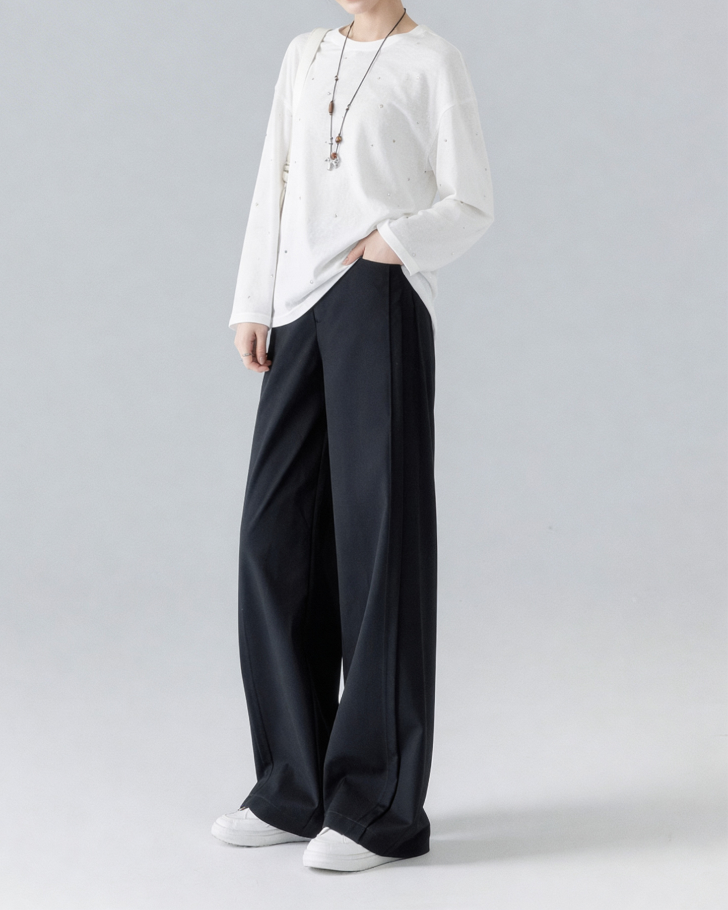 Fluid Wide-Leg Trousers - BT103