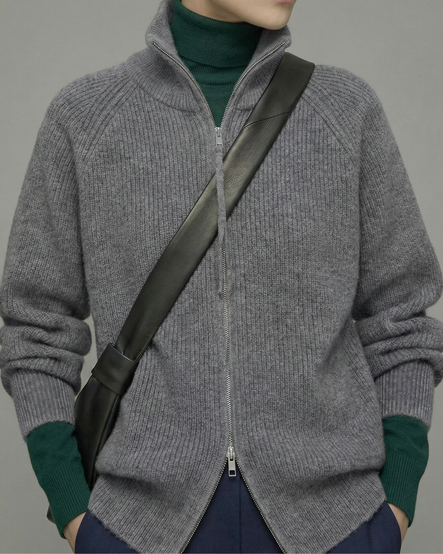 High-Neck Knit - KN040