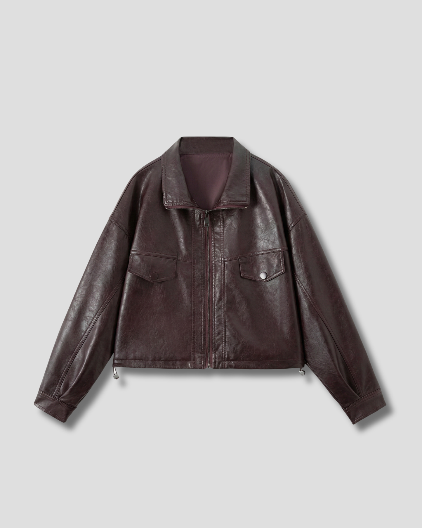 Lambskin Short Leather Jacket - OT032