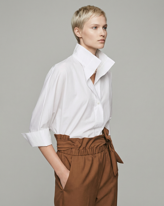 V-Neck 3/4 Sleeve Shirt - SH030