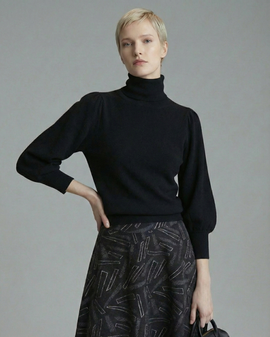 Puff Sleeve Knit - KN034