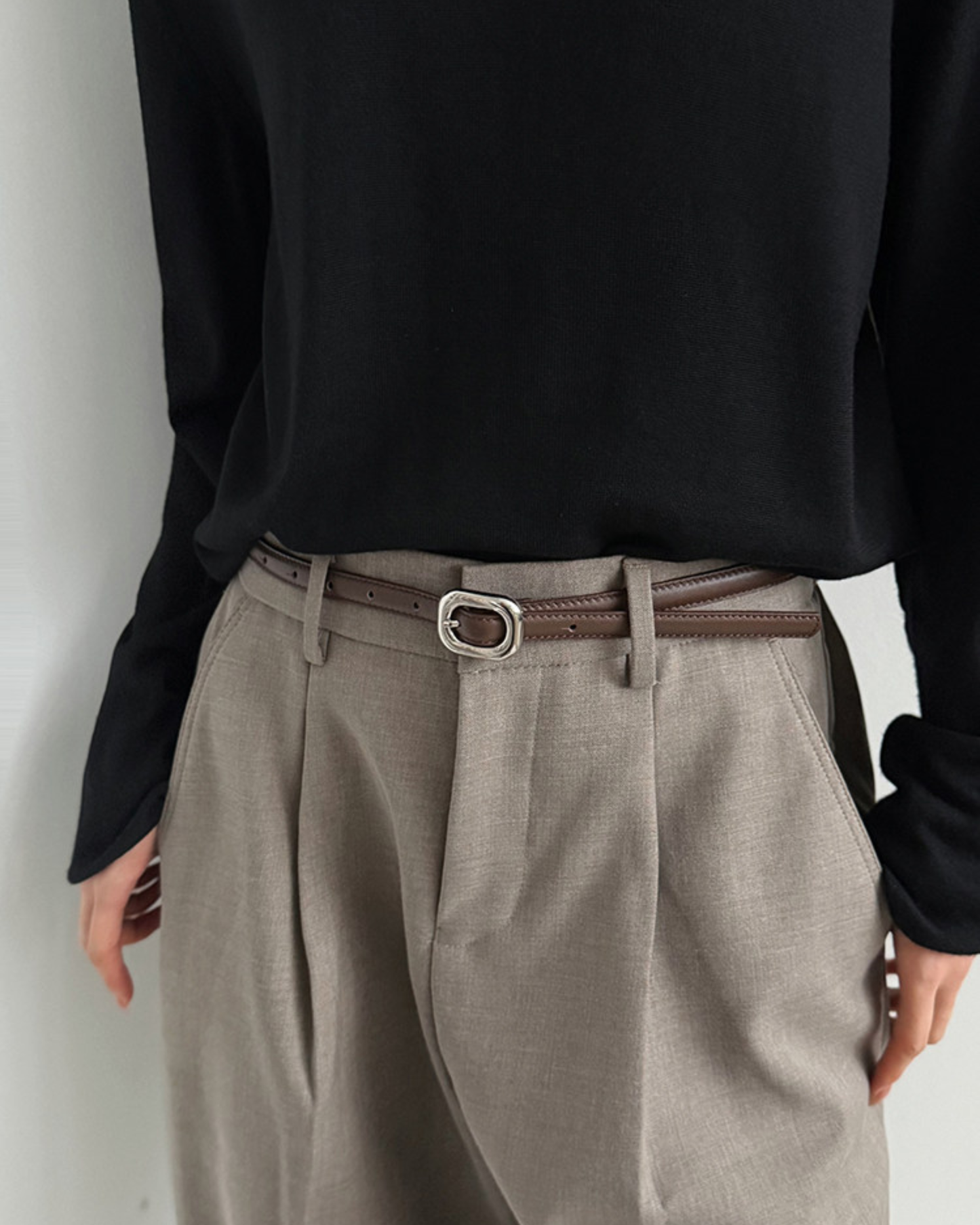 Classic Square Accent Belt- BE026