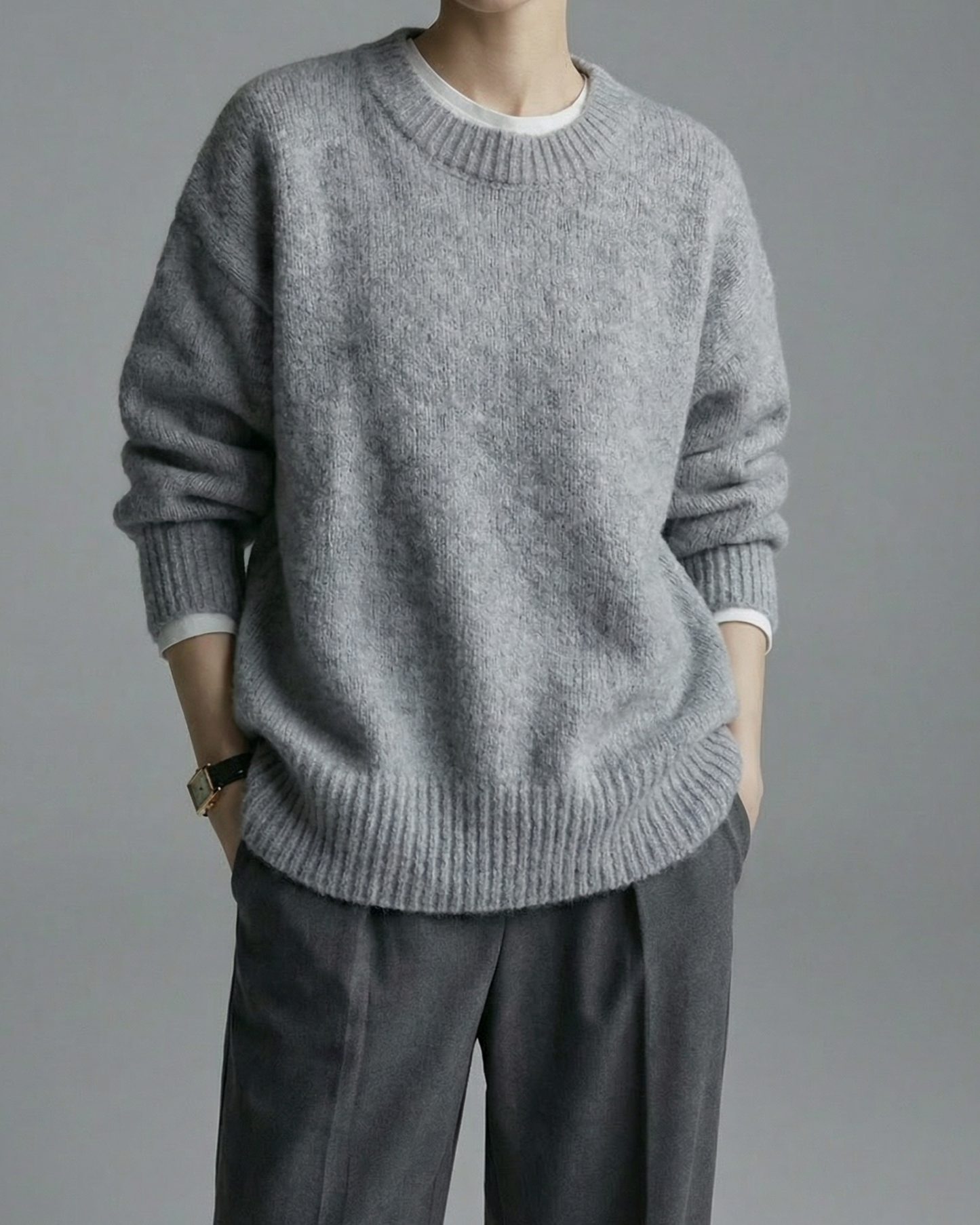 Round Neck Knit - KN043