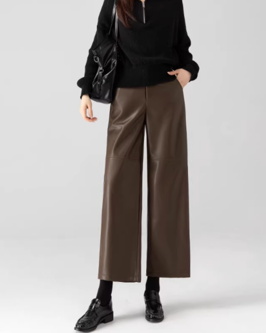 Ankle-Length Wide Pants - BT040