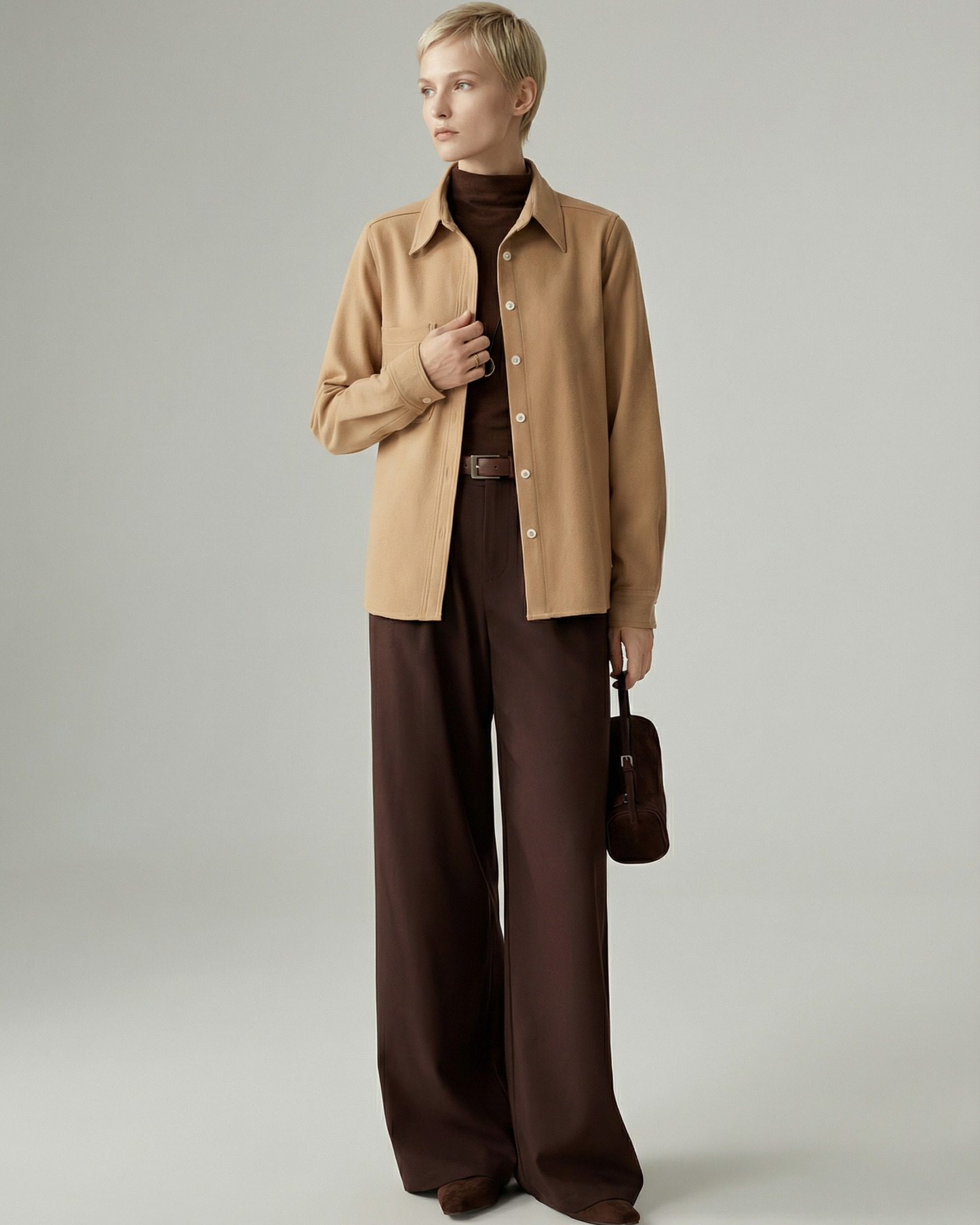 Earth Tones Brushed Shirt - SH036