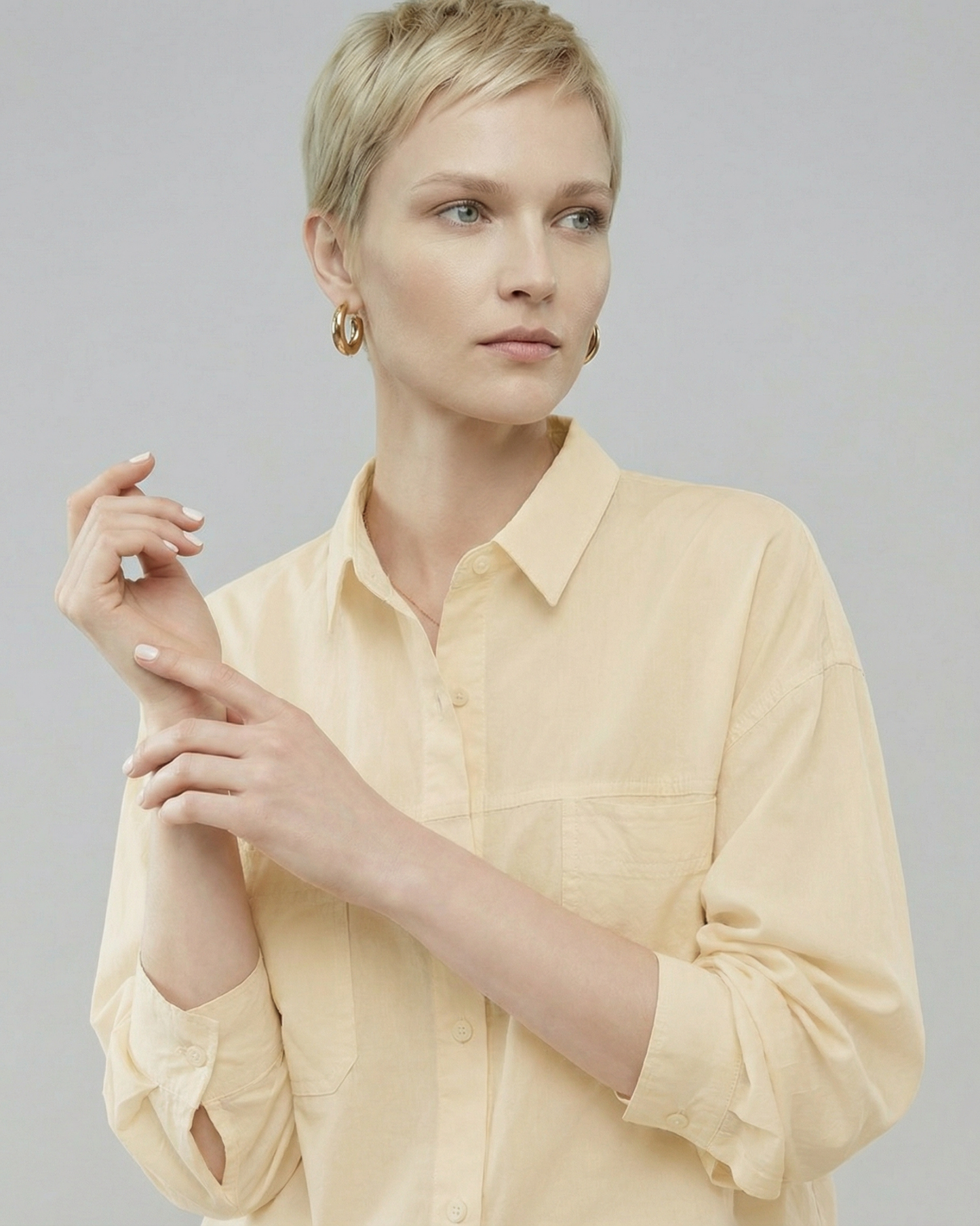 Warm Tones Cotton Shirt - SH113