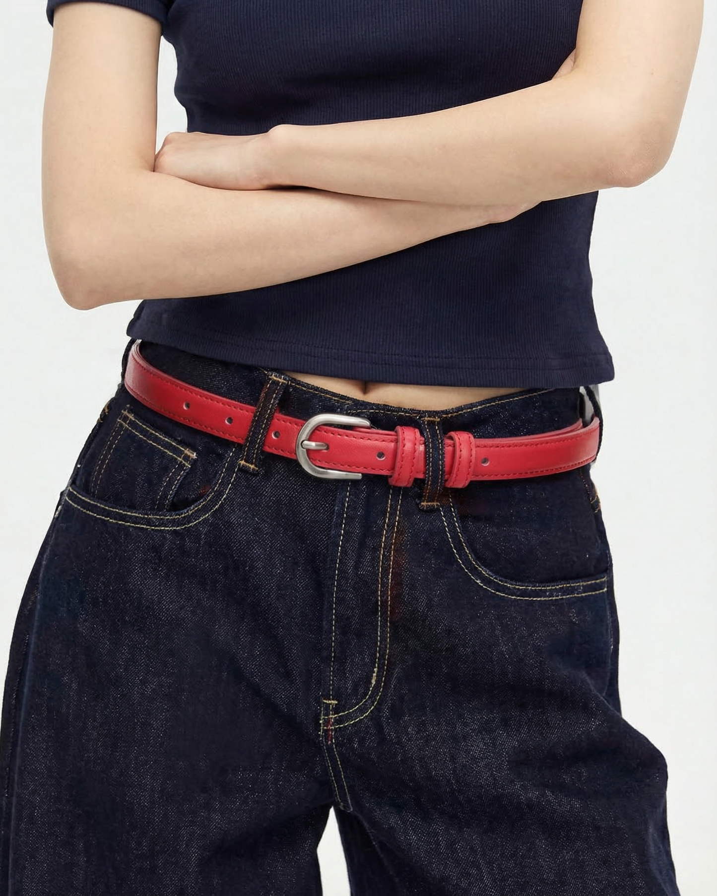 Accent Leather Belt - BE014