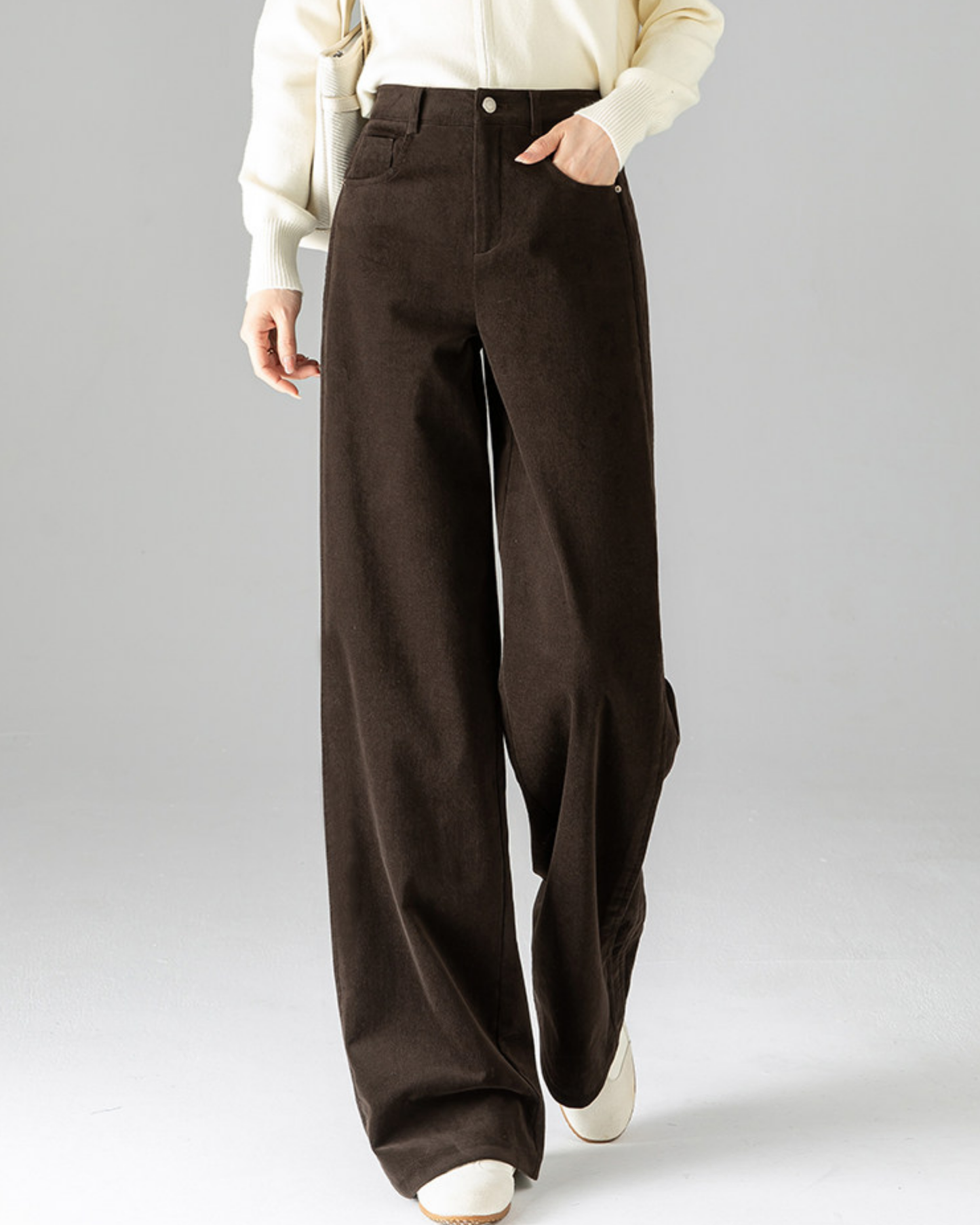 Vintage-Like Cotton Pants - BT037