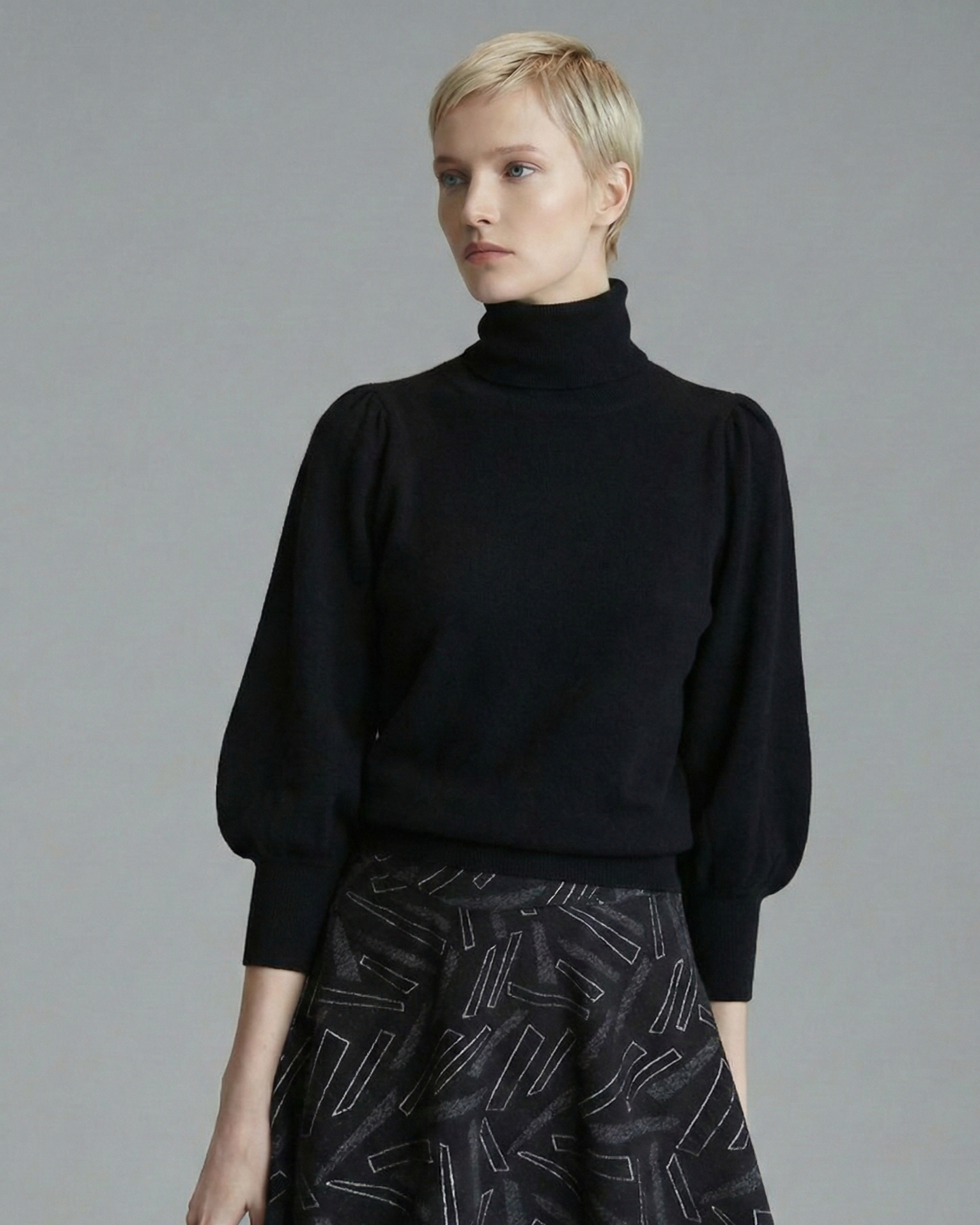 Puff Sleeve Knit - KN034