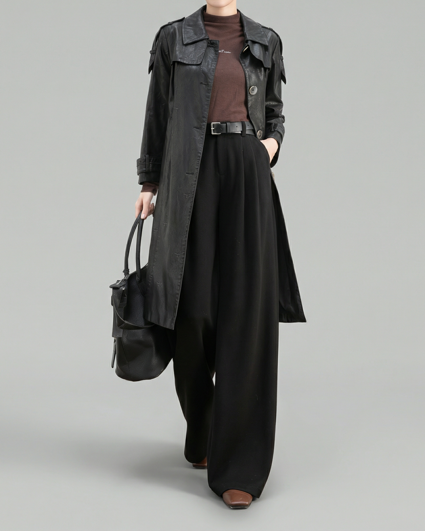 Draped Wide Slacks - BT048