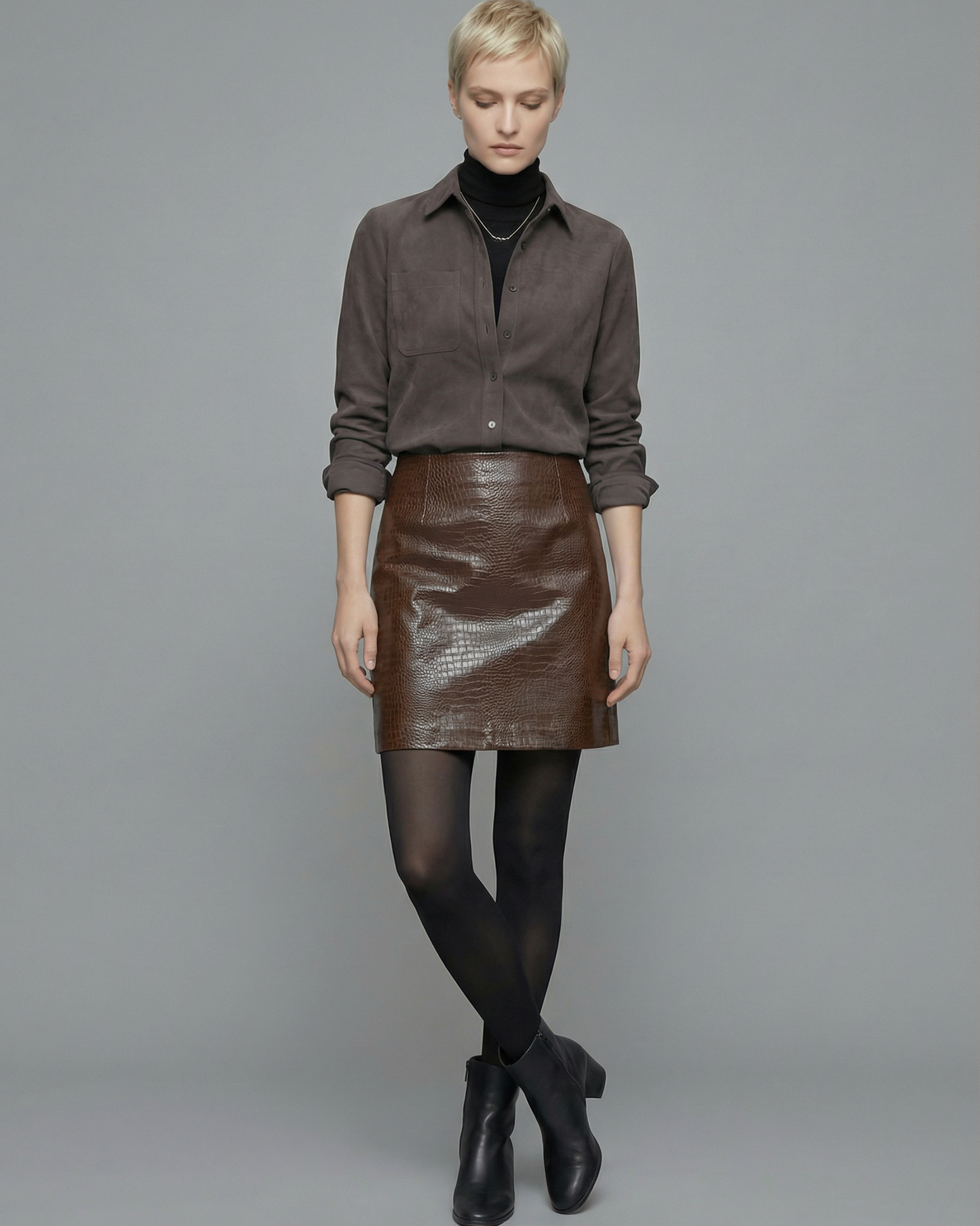 Ash Tones Compact Shirt - SH046