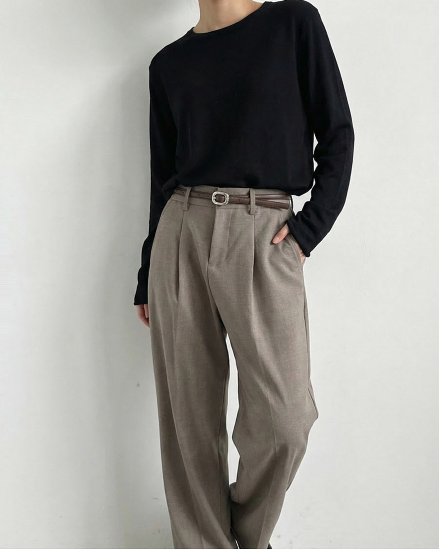 Classic Square Accent Belt- BE026