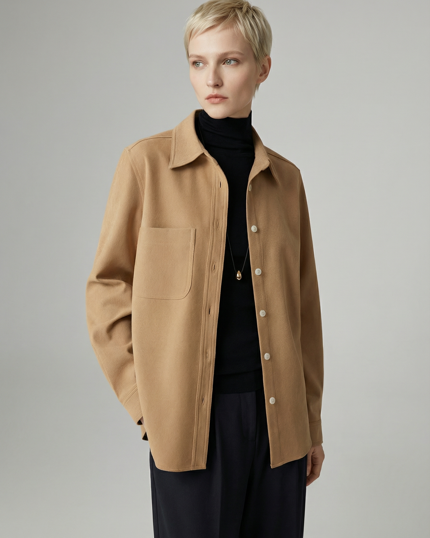 Earth Tones Brushed Shirt - SH036