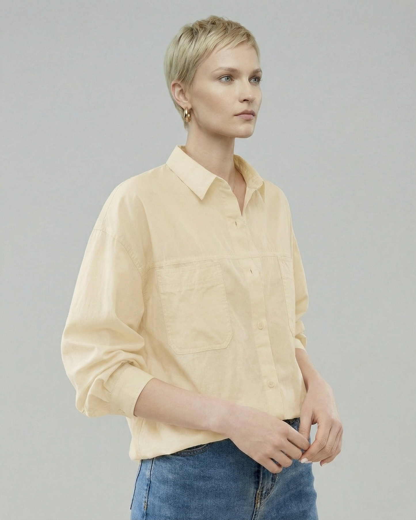 Warm Tones Cotton Shirt - SH113