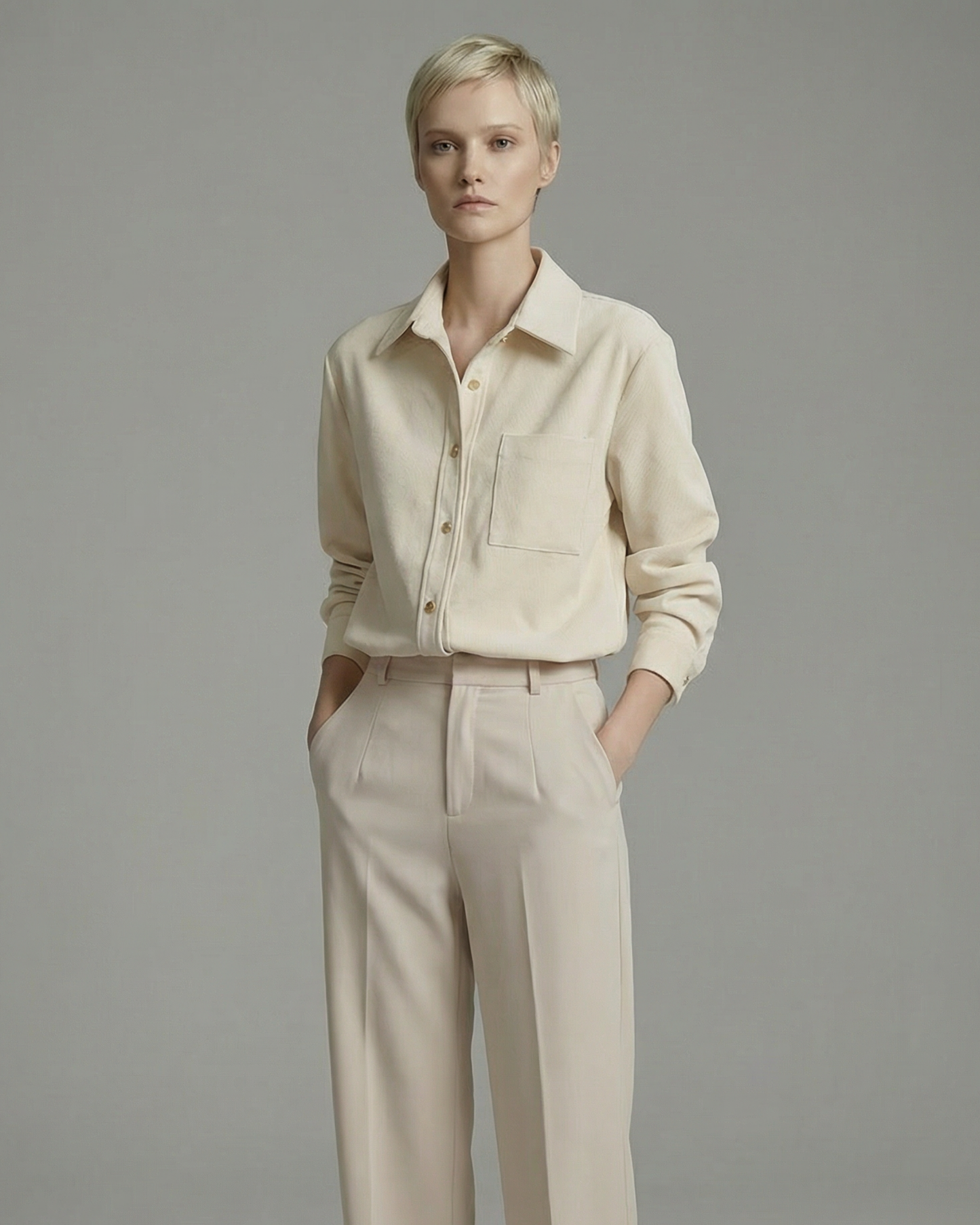 Light Tones French Style Shirt - SH039