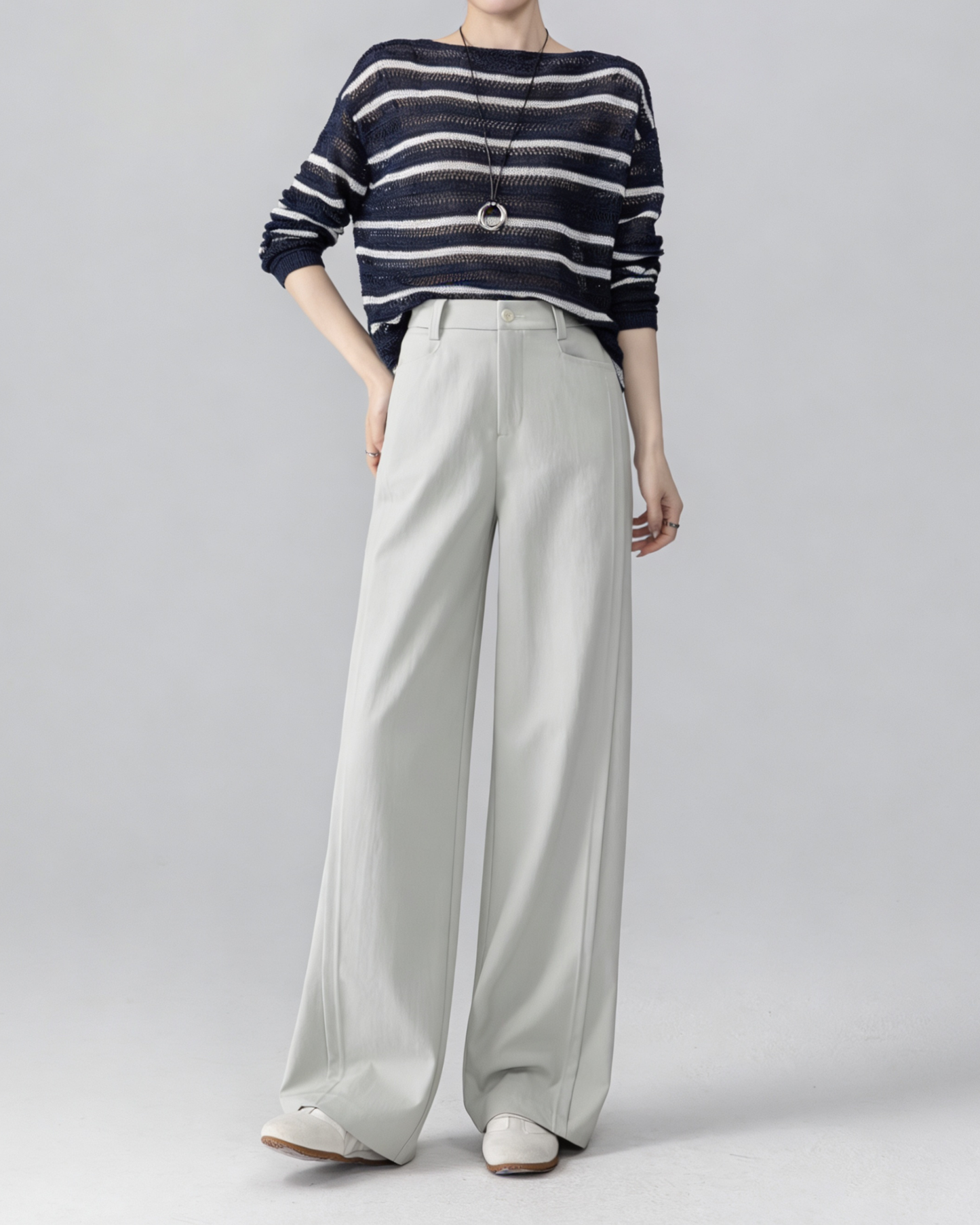 Fluid Wide-Leg Trousers - BT103