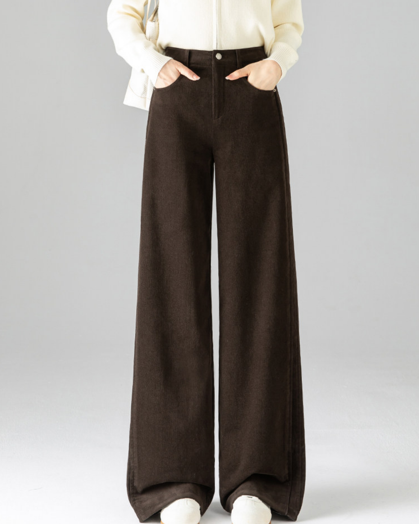 Vintage-Like Cotton Pants - BT037