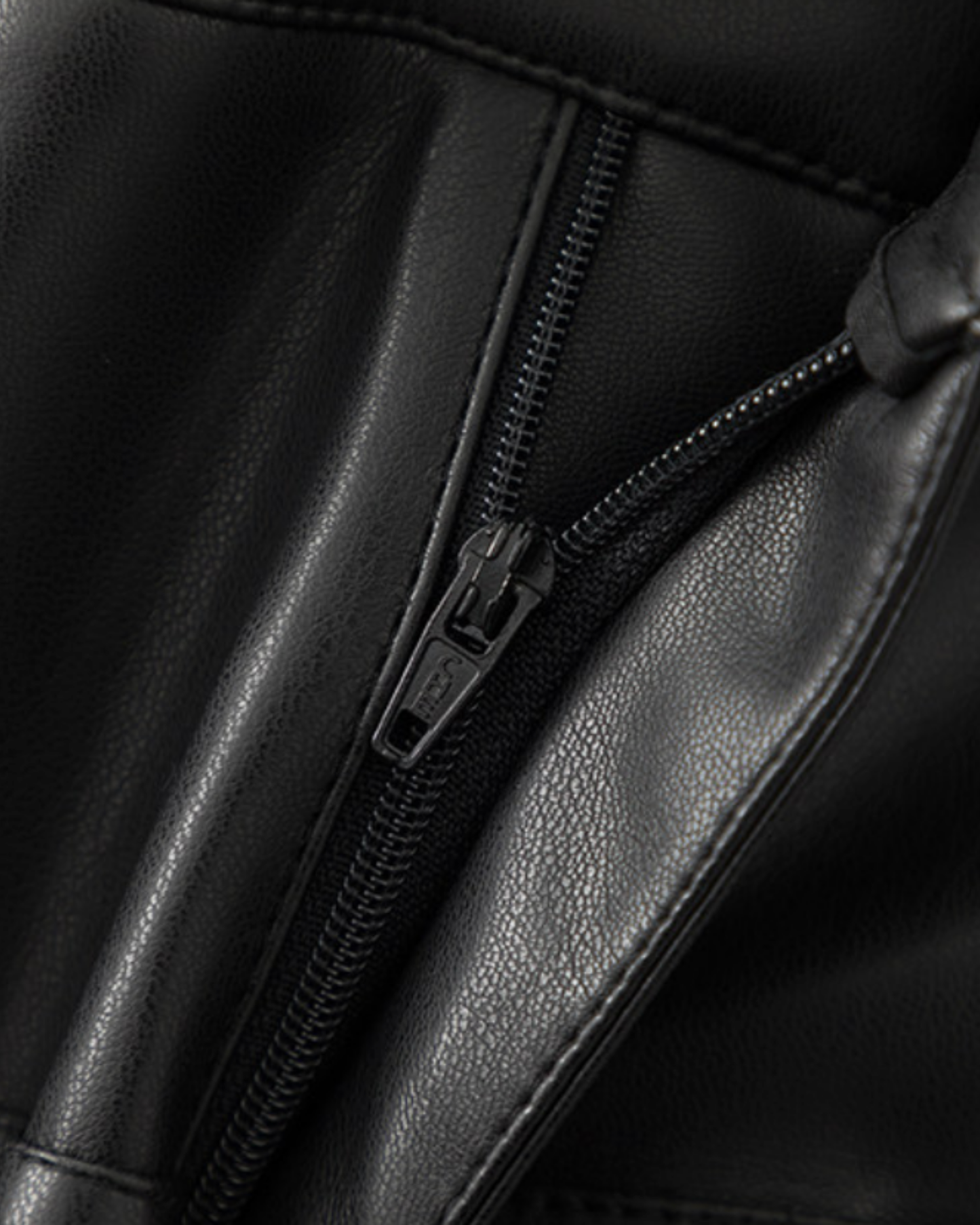 Faux Leather Wide Pants - BT032