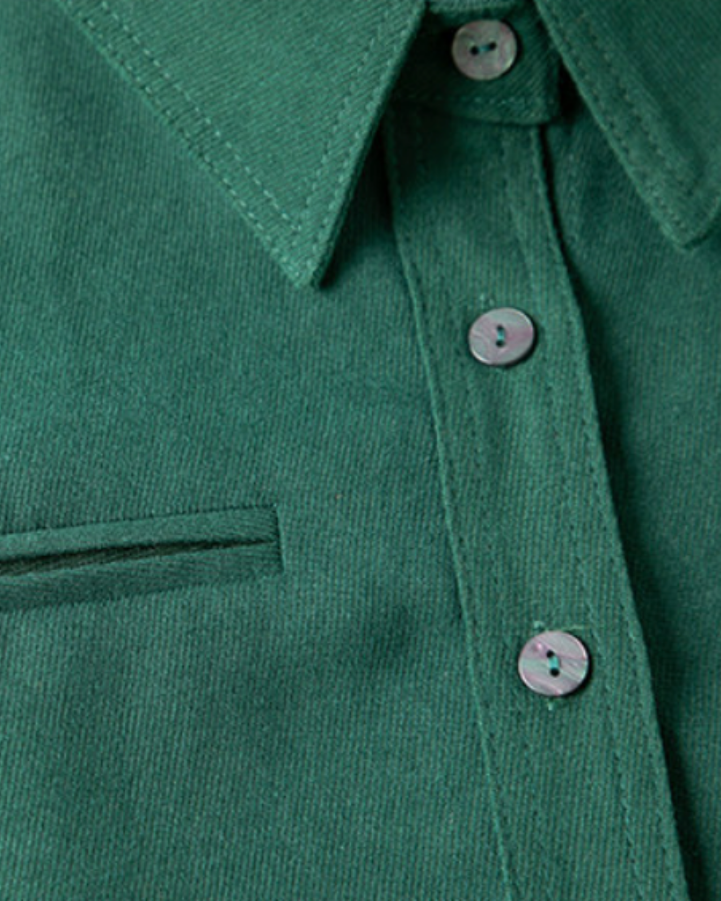 Dark Green Brushed Shirt - SH037