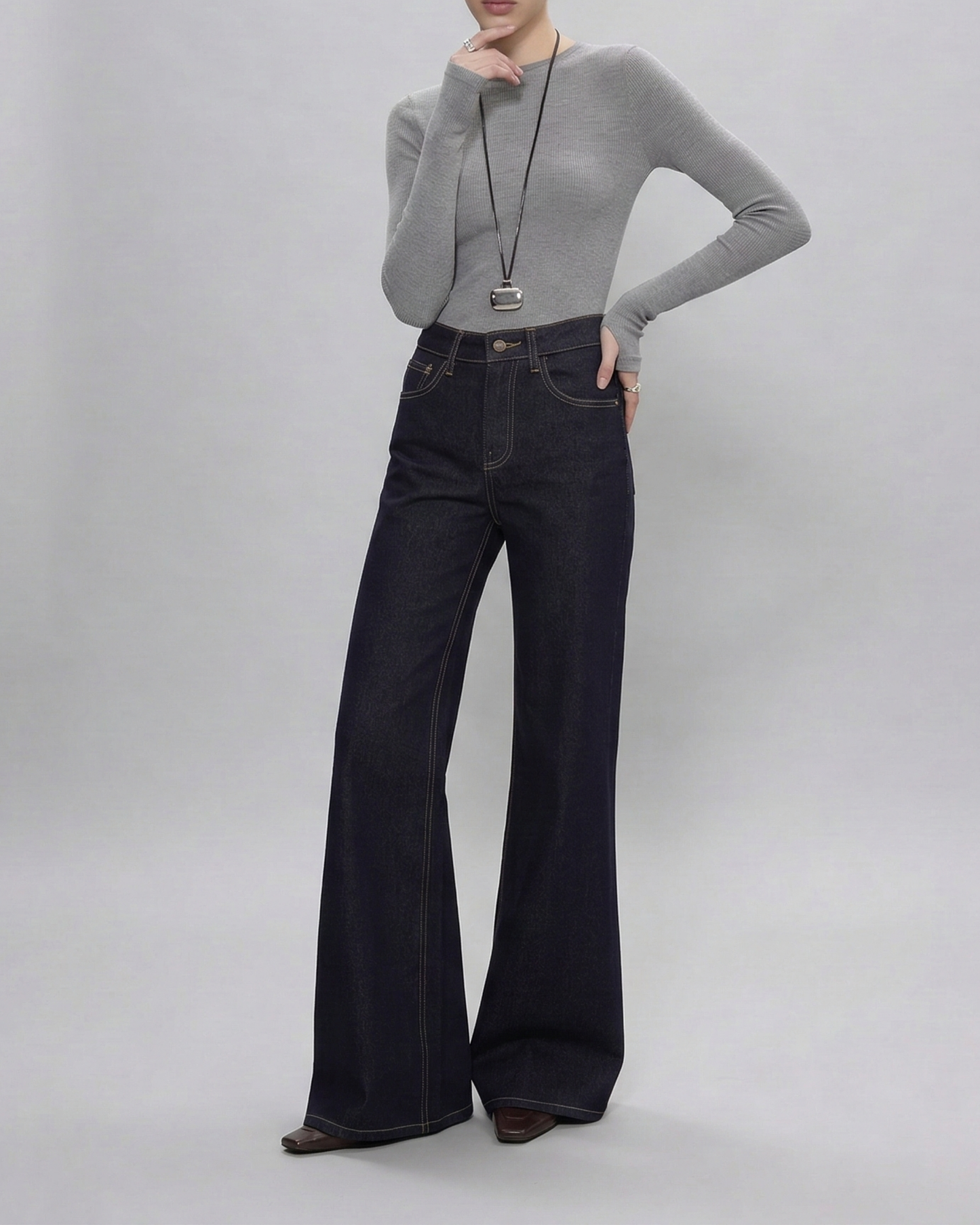 Stretch Wide Denim - BT105