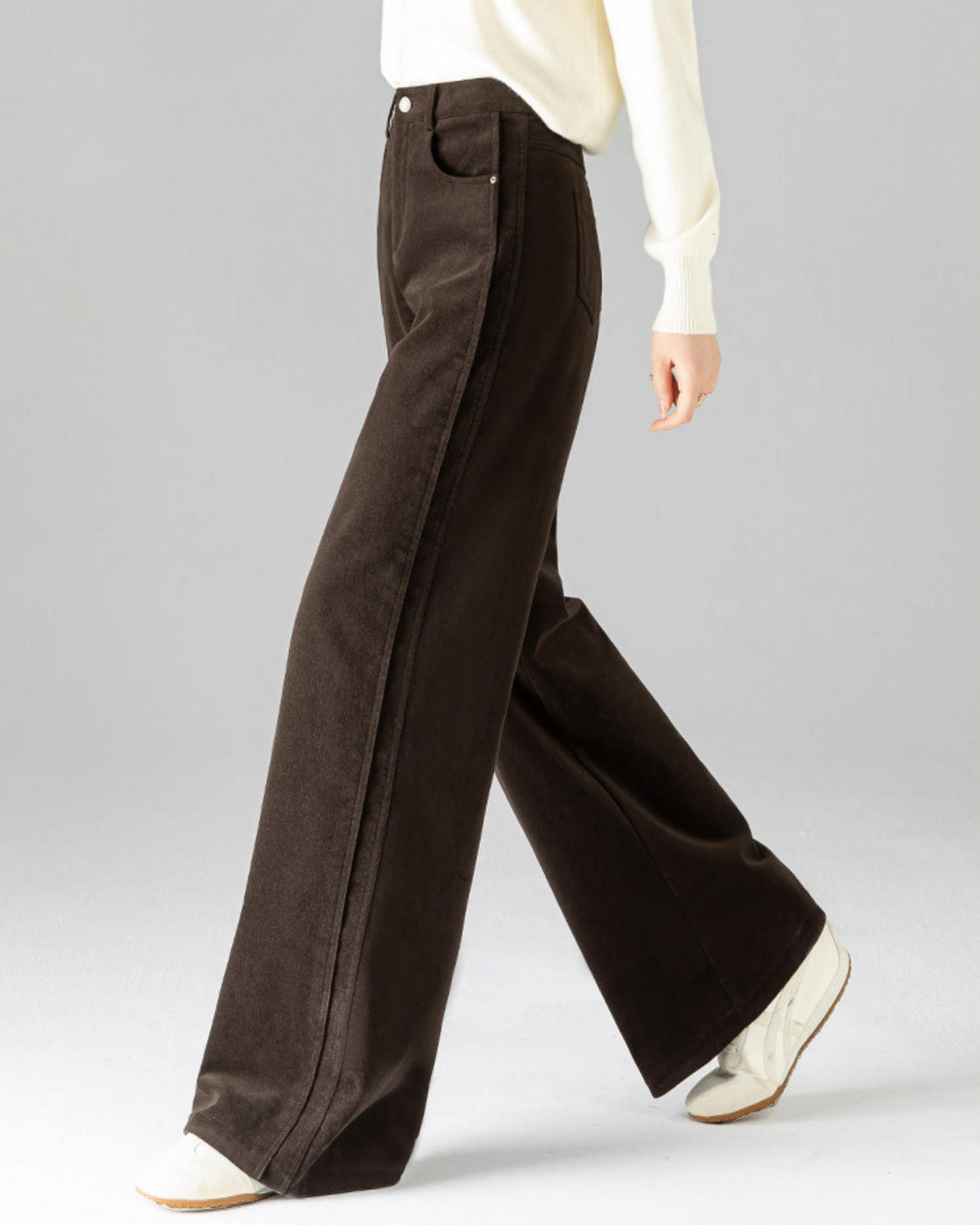 Vintage-Like Cotton Pants - BT037