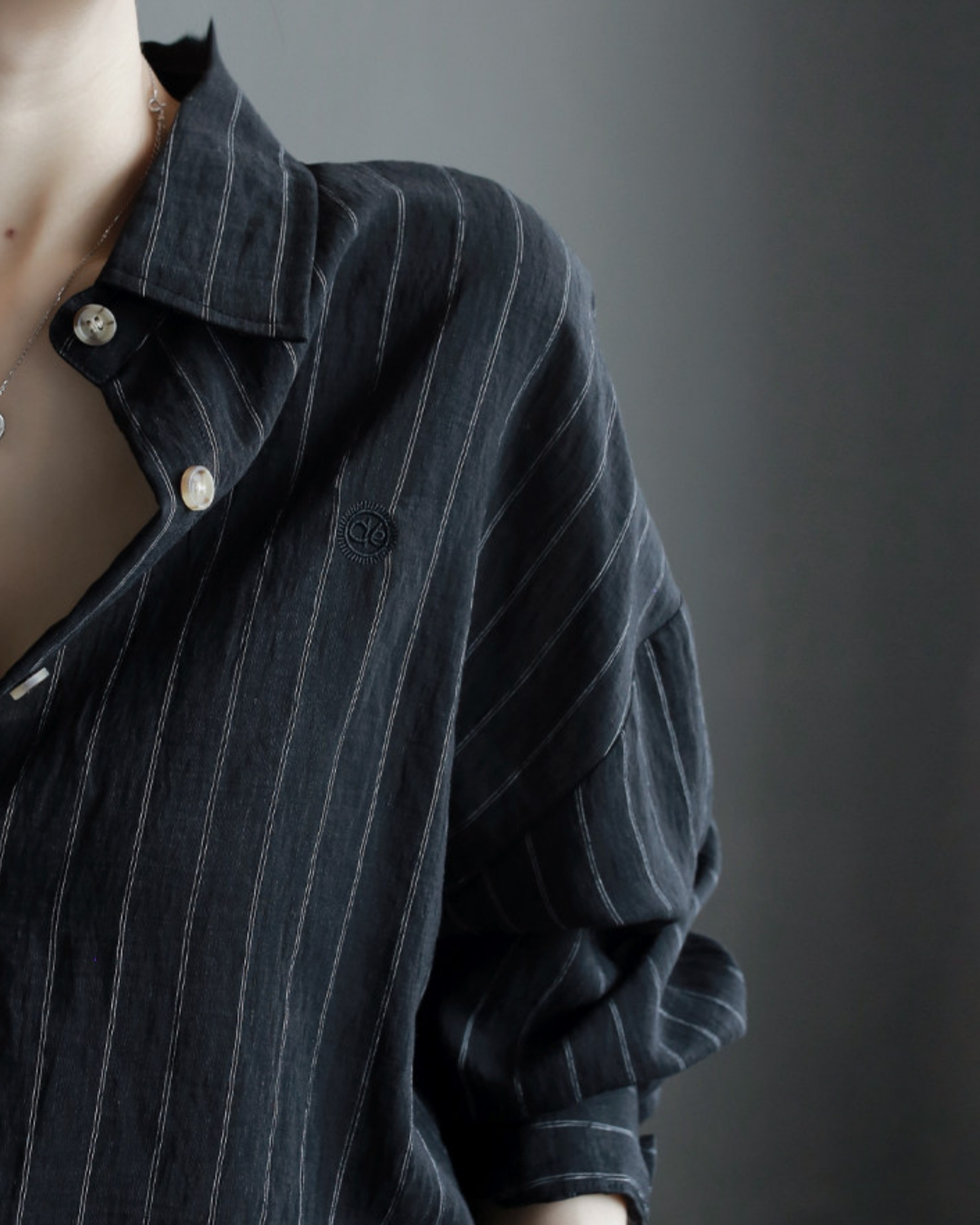 Cool Tones Airy Stripe Shirt - SH043