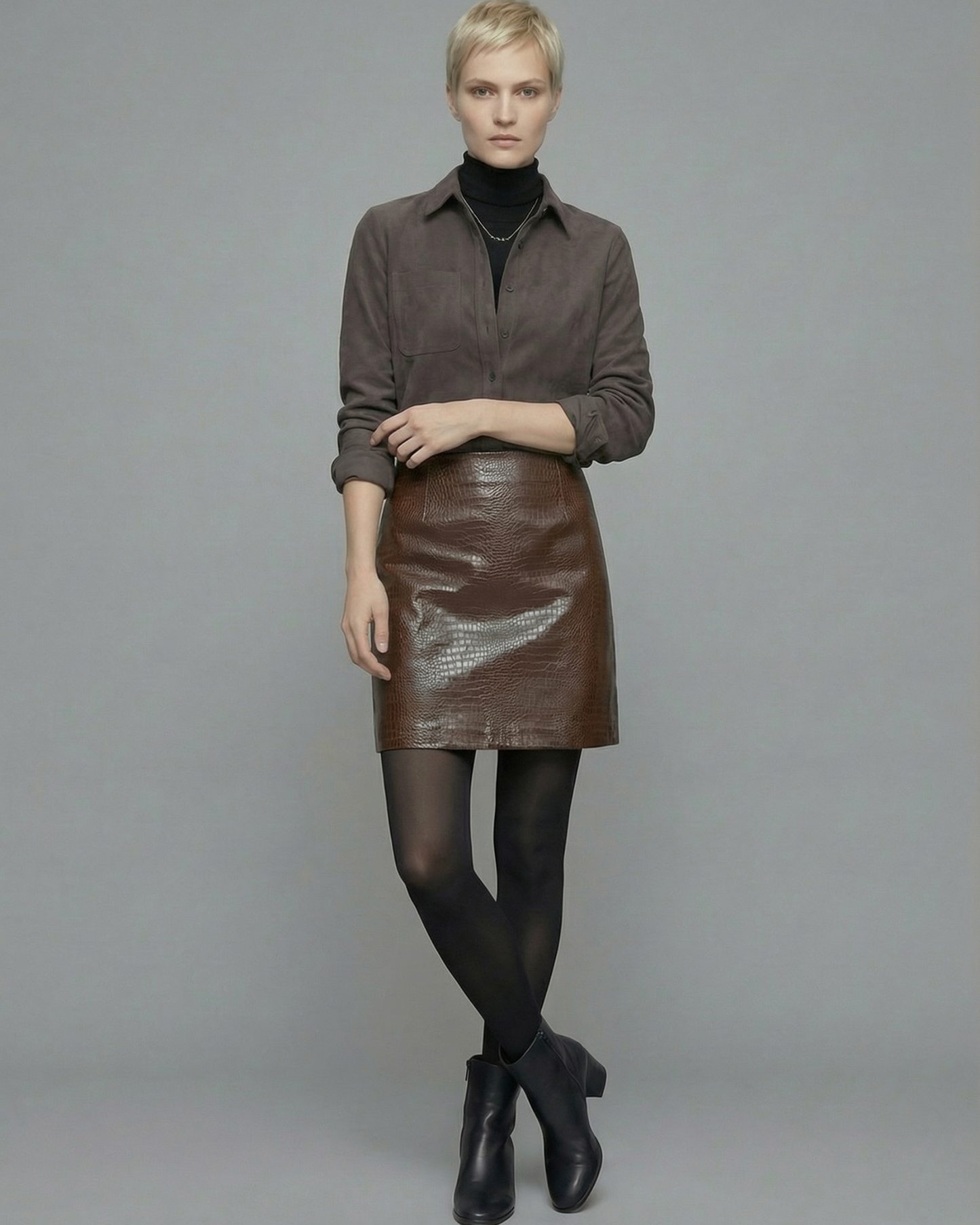 Ash Tones Compact Shirt - SH046