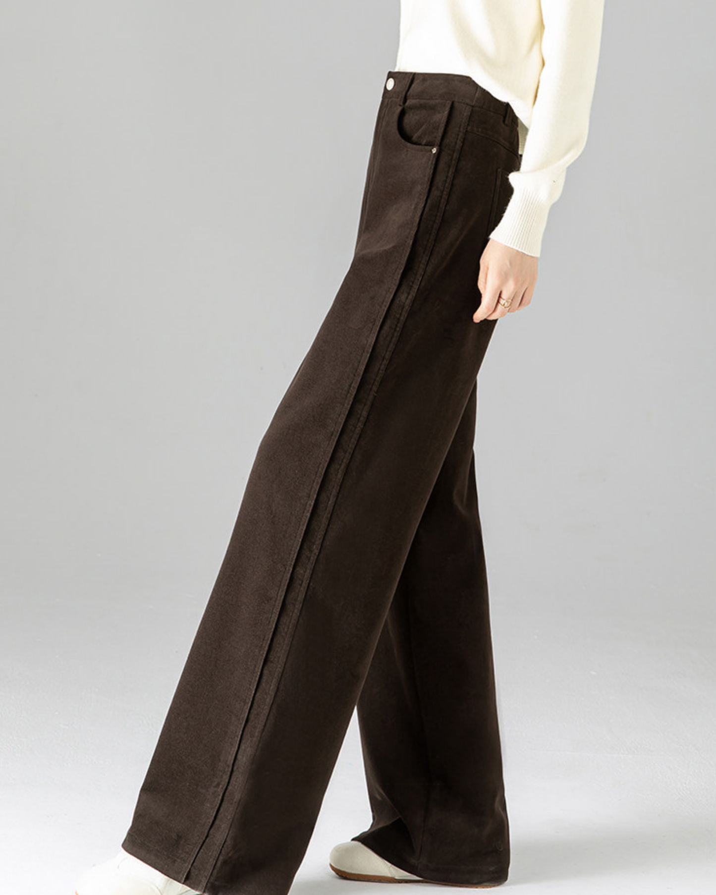 Vintage-Like Cotton Pants - BT037