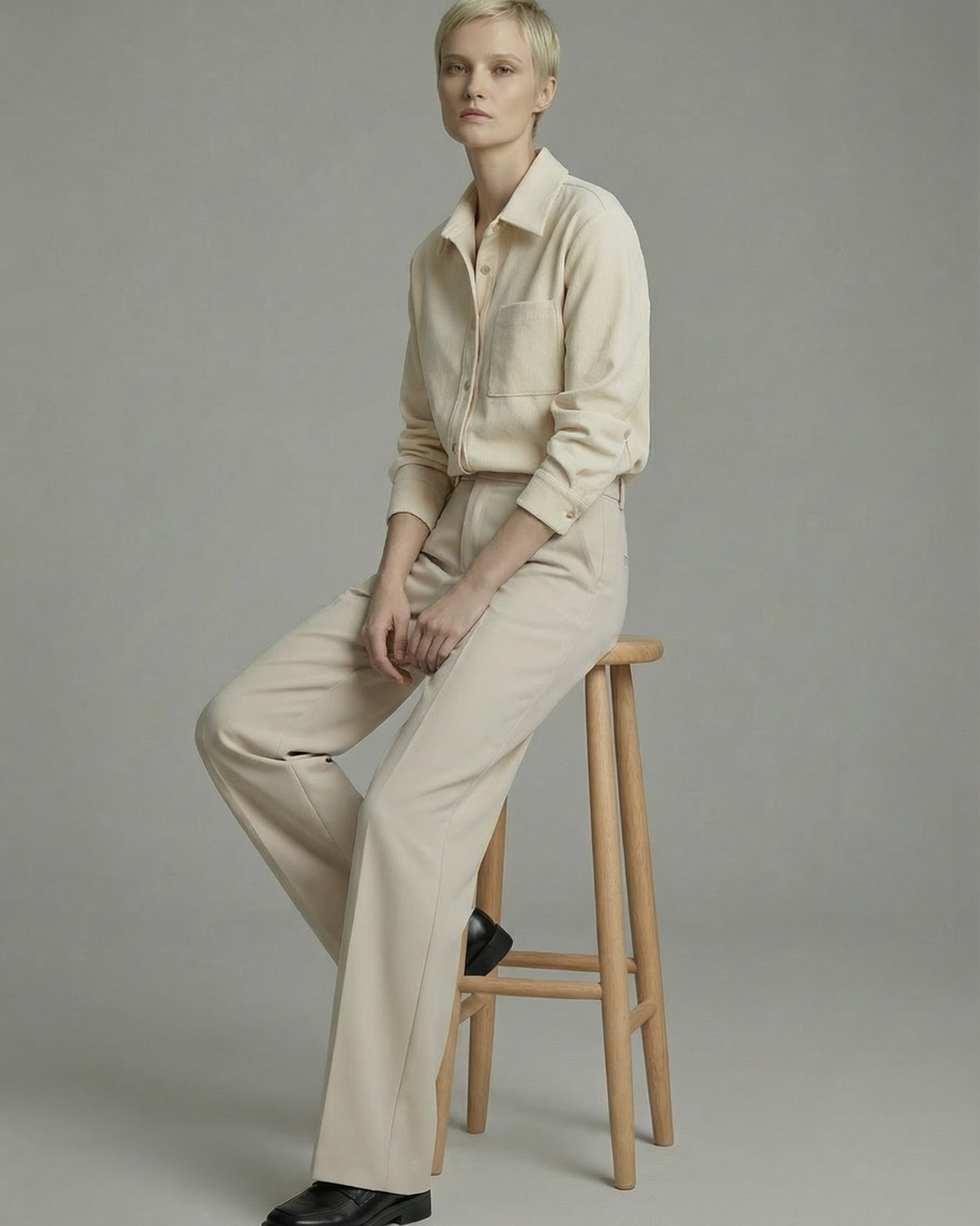 Light Tones French Style Shirt - SH039