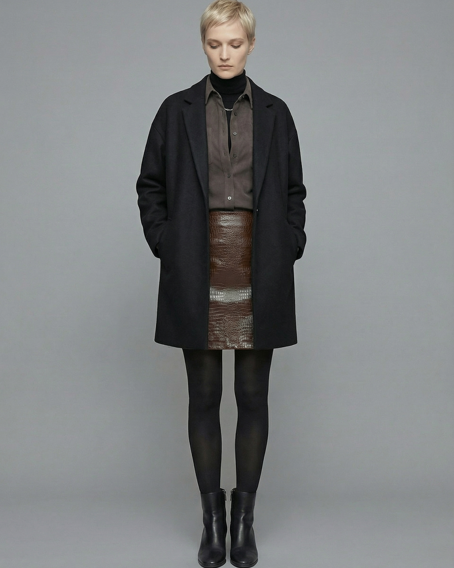 Ash Tones Compact Shirt - SH046