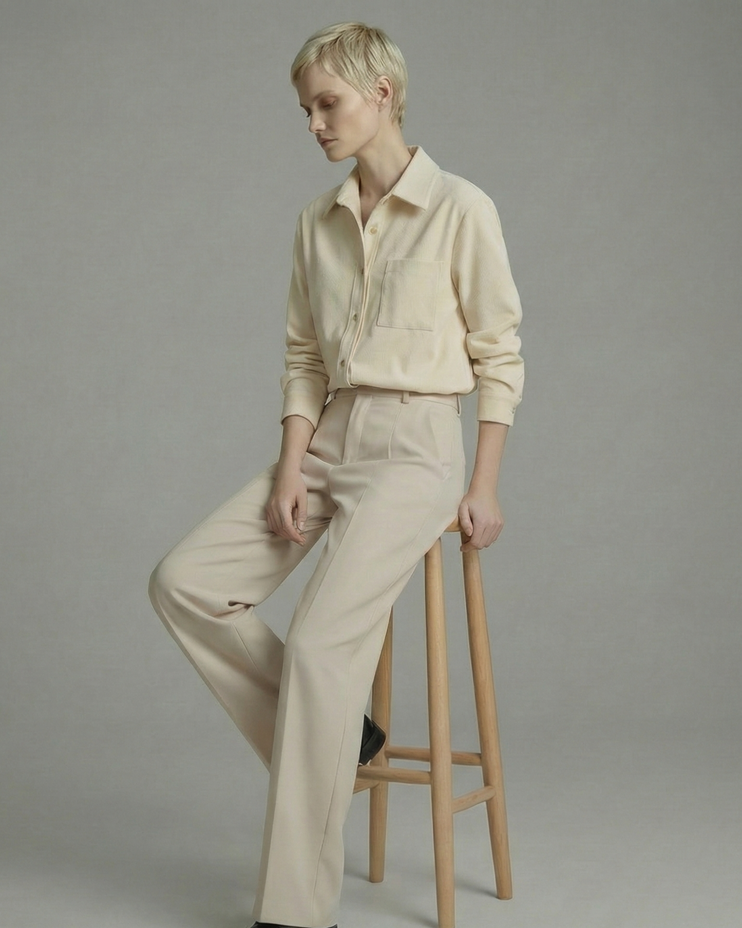 Light Tones French Style Shirt - SH039