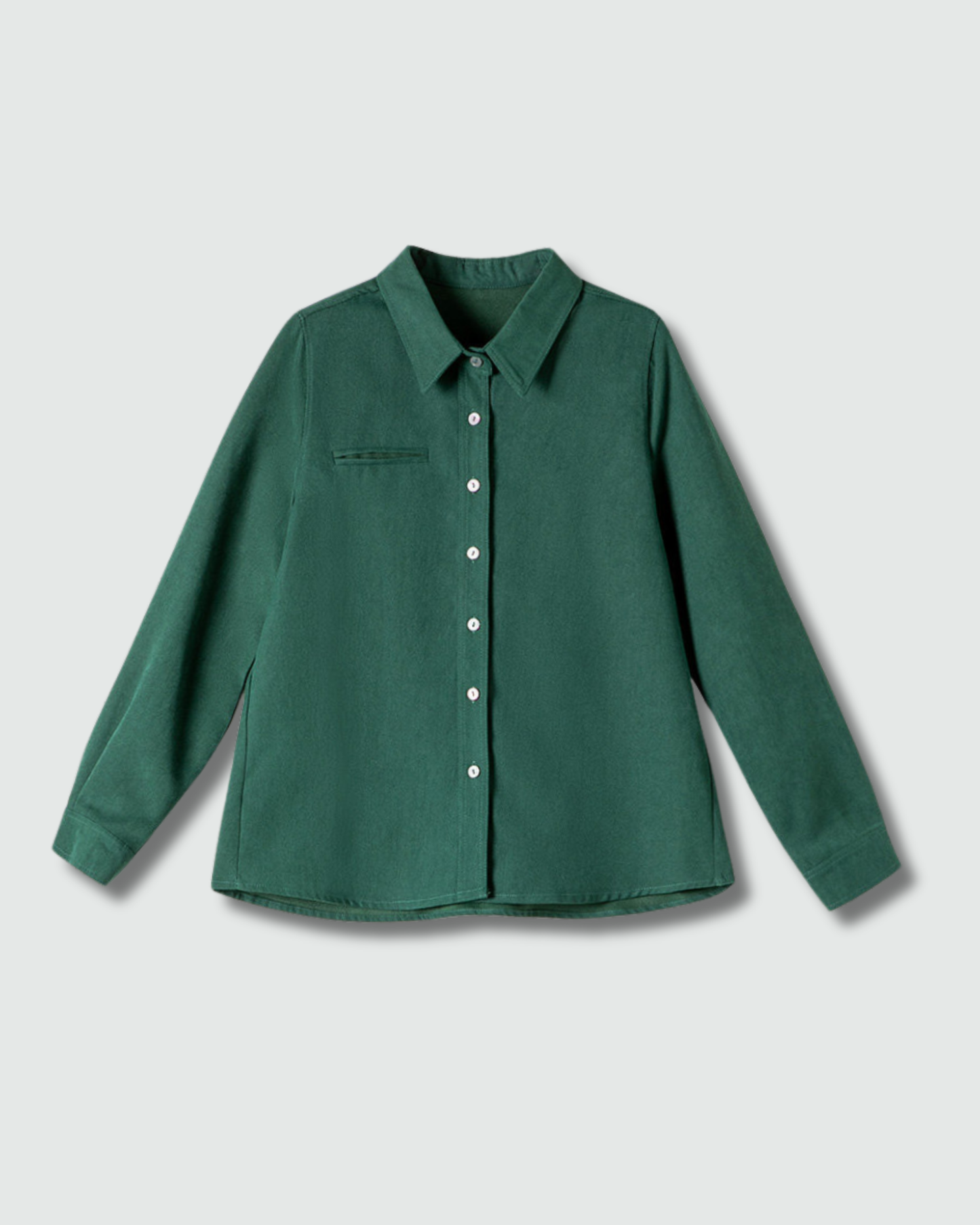 Dark Green Brushed Shirt - SH037