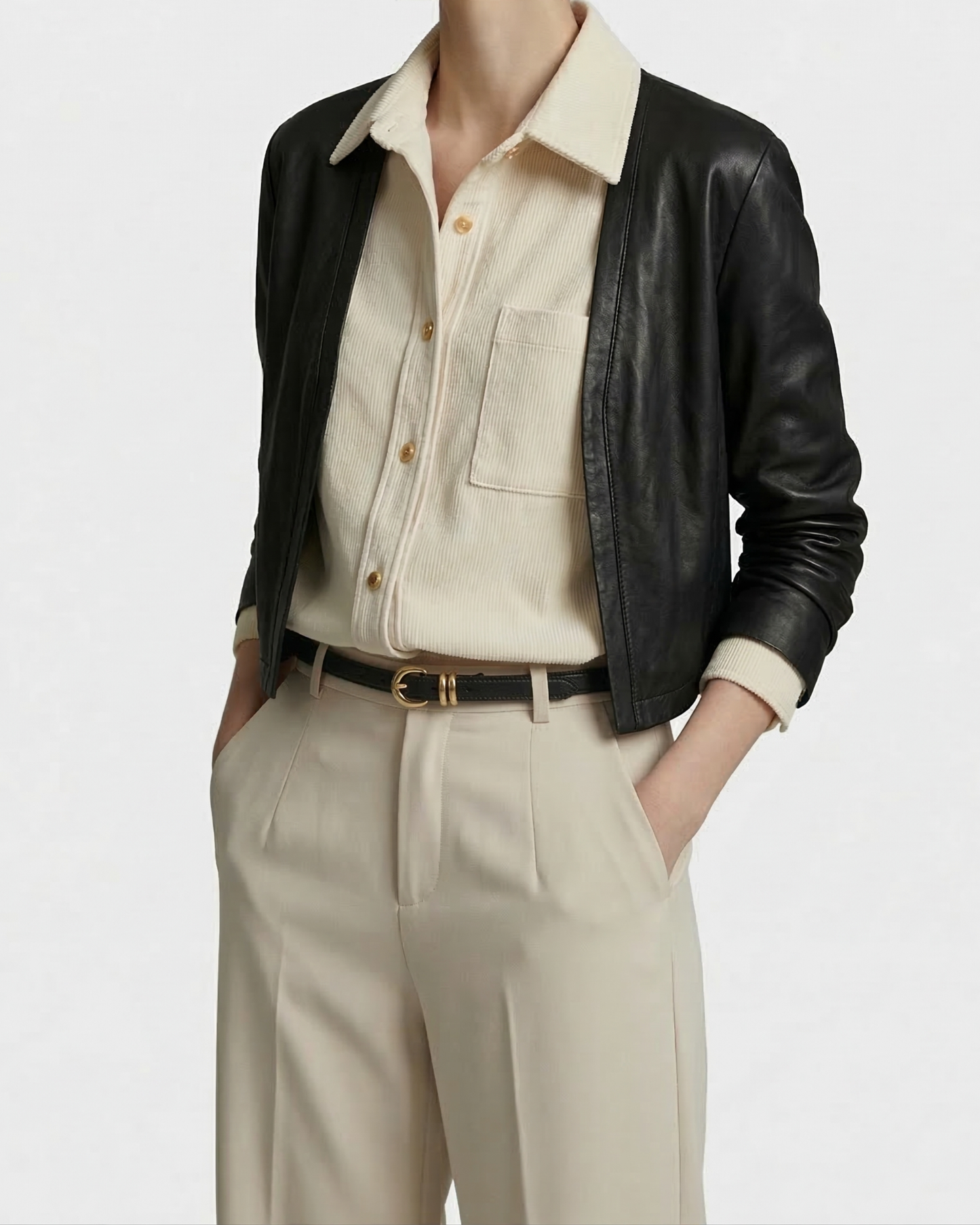 Vintage Leather Belt - BE012