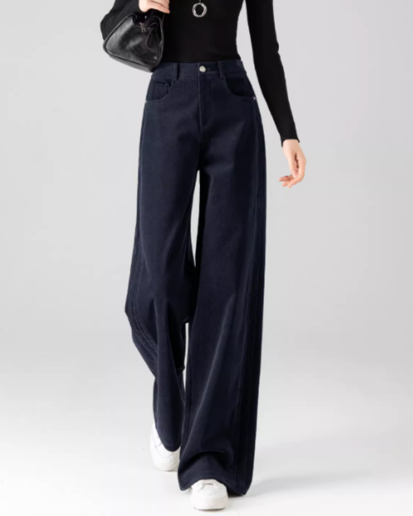 Vintage-Like Cotton Pants - BT037