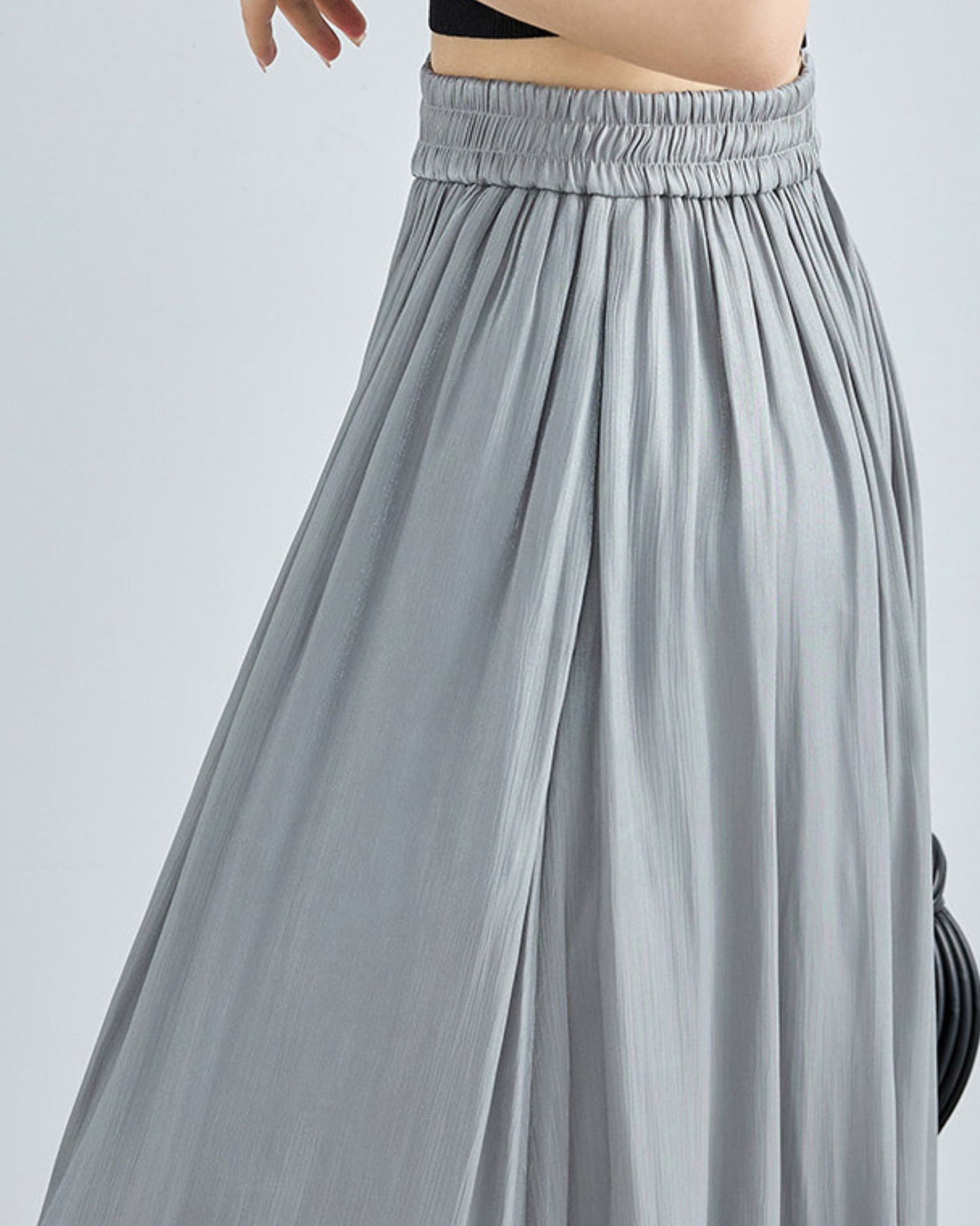 Flowy Draped Wide Pants - BT102