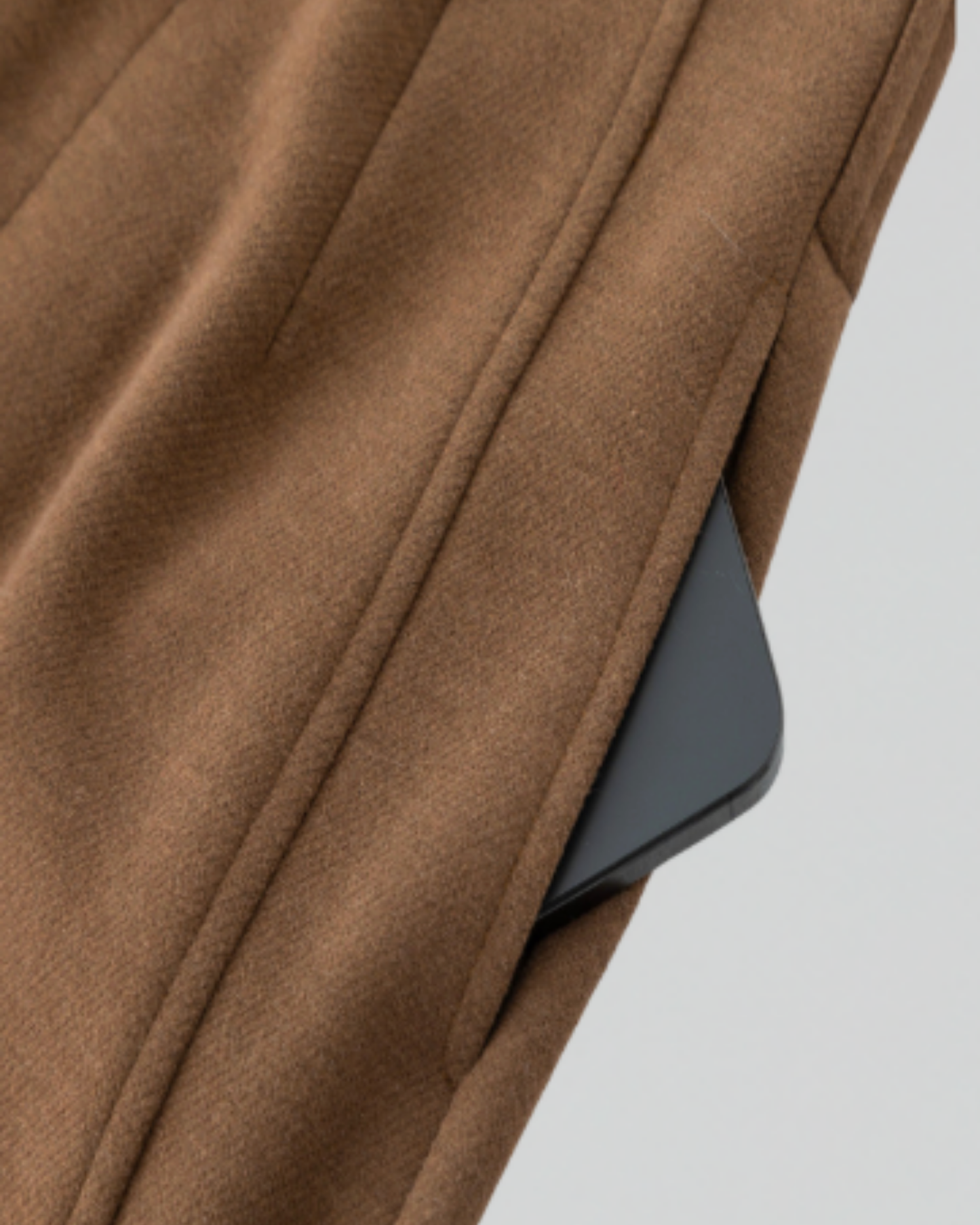 Wool-Blend Wide Slacks - BT044