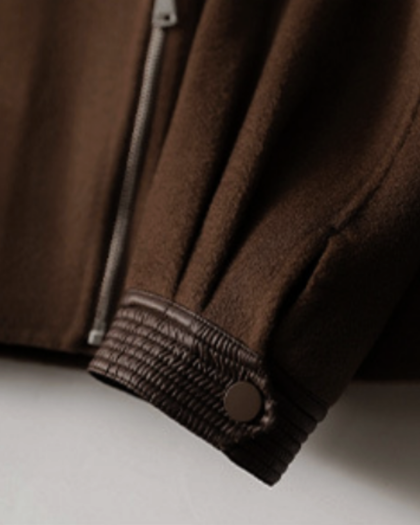 Short Wool Zip Jacket - OT032