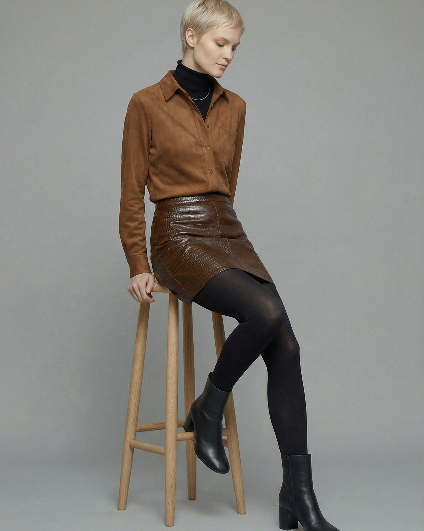 Earth Tones Compact Shirt - SH045