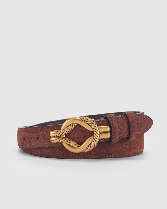 Vintage Knot Leather Belt - BE023
