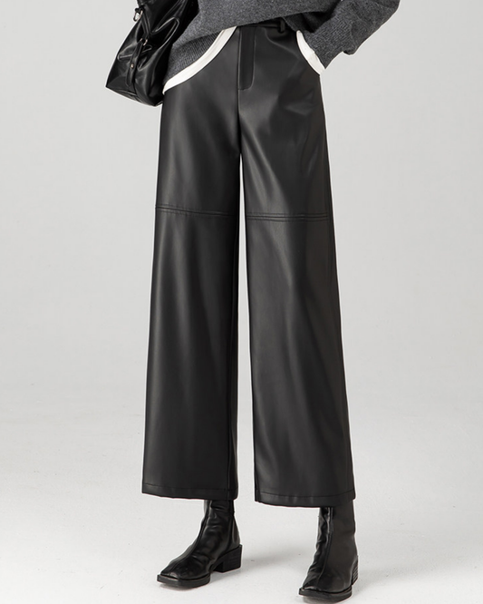 Ankle-Length Wide Pants - BT040