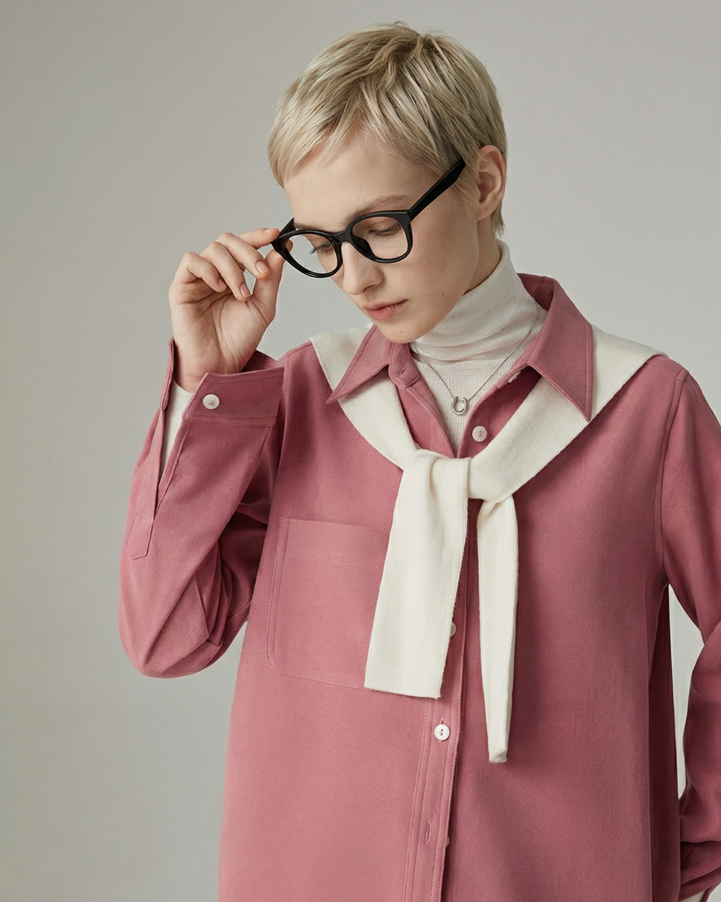 Soft Tones Brushed Shirt - SH035