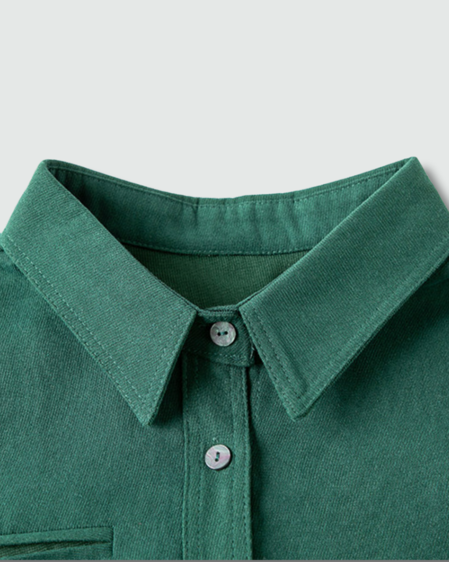 Dark Green Brushed Shirt - SH037