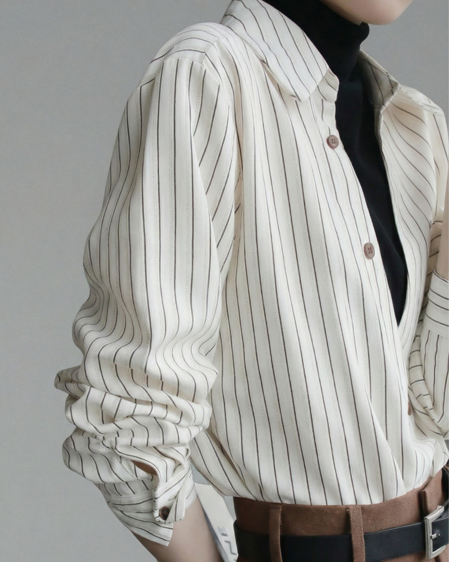 Striped Layered Shirt - SH044