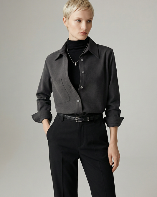 Earth Tones Brushed Shirt - SH036