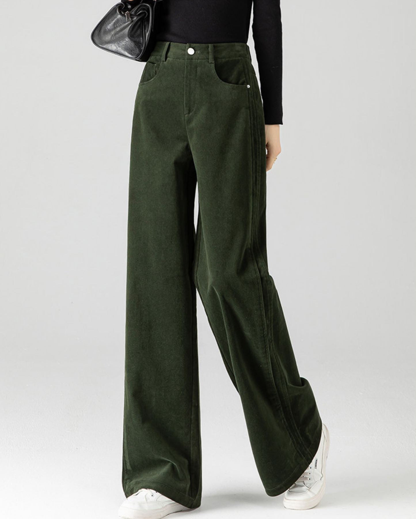 Vintage-Like Cotton Pants - BT037