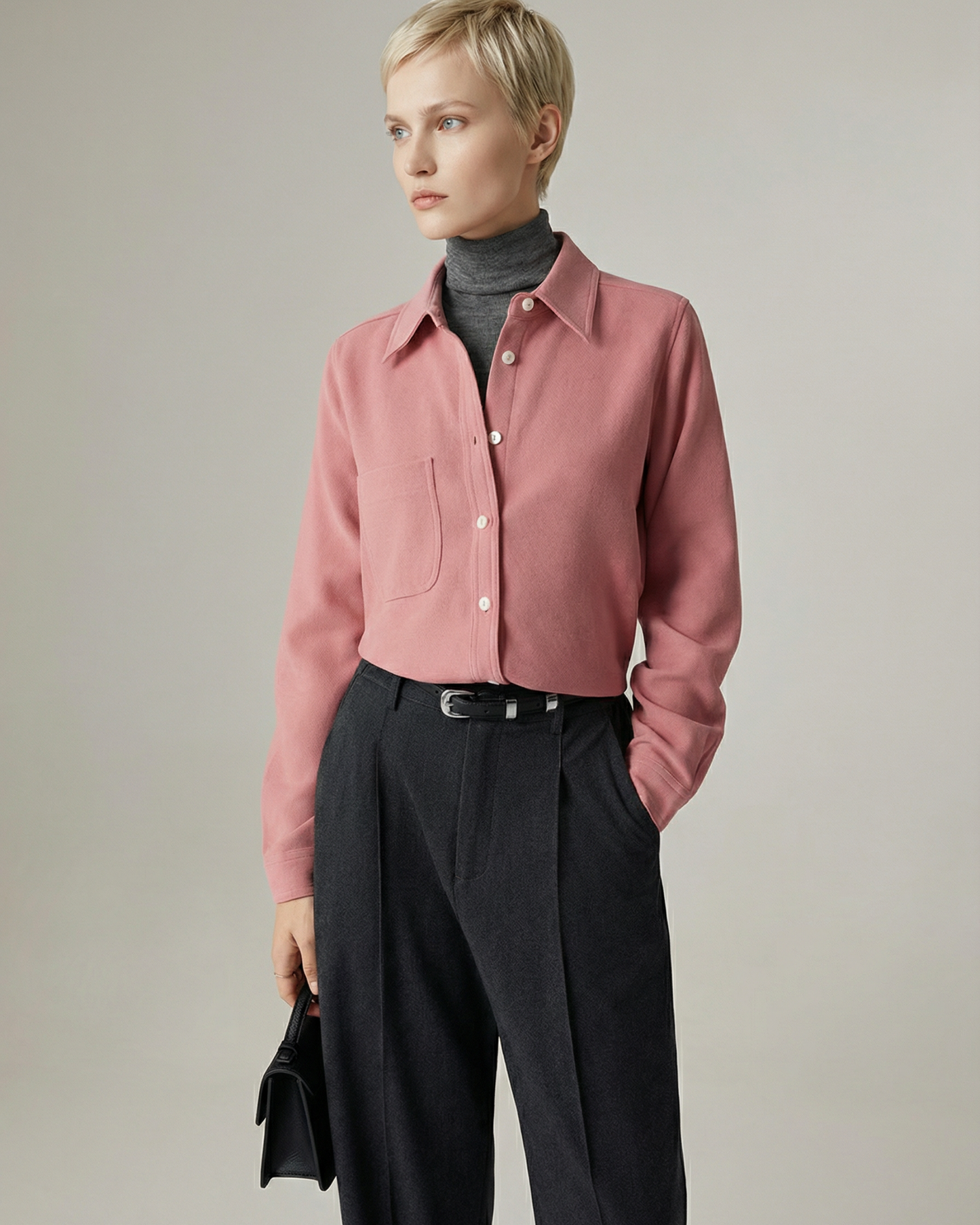 Soft Tones Brushed Shirt - SH035