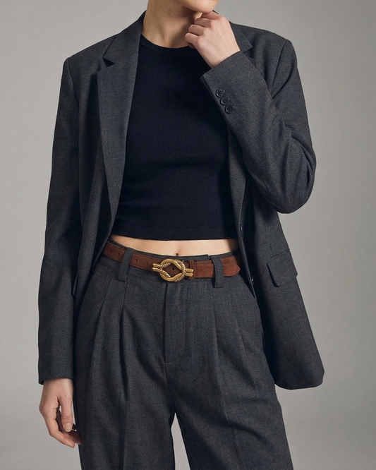 Vintage Knot Leather Belt - BE023