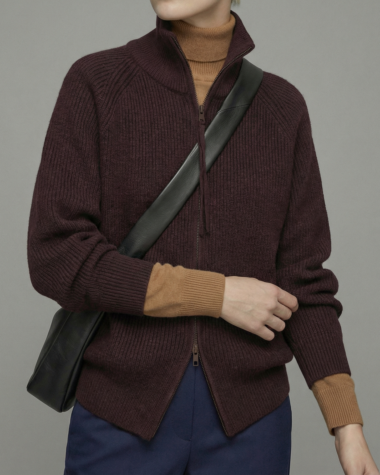 High-Neck Knit - KN040