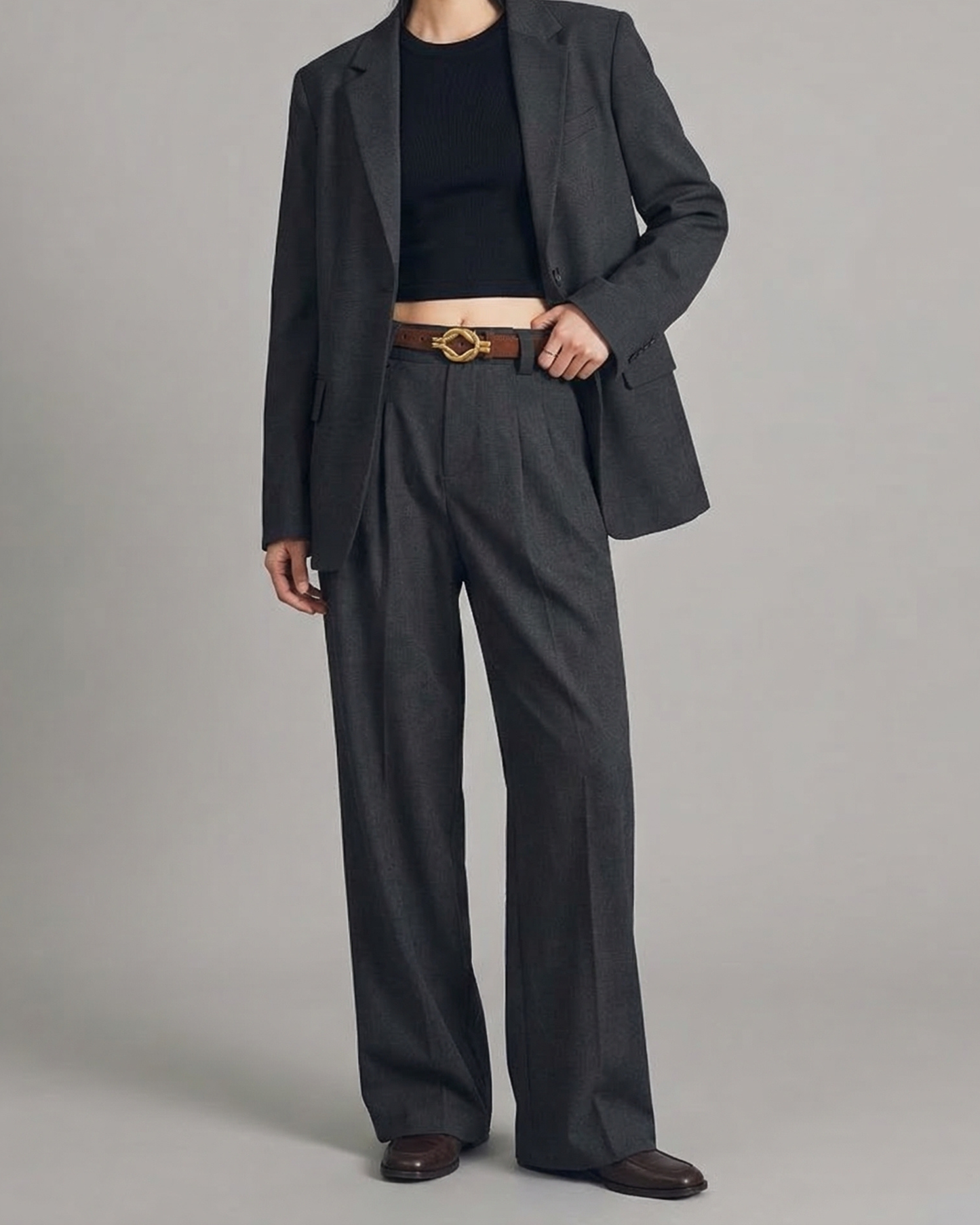 Vintage Knot Leather Belt - BE023